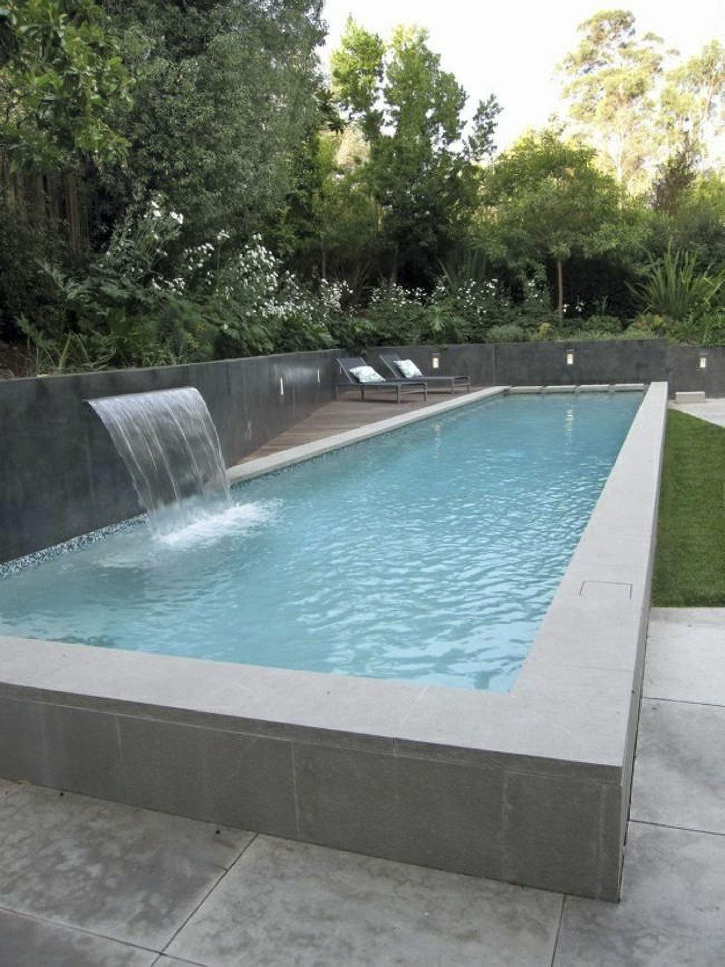 Las piscinas como proyecto del exterior de una vivienda de lujo, Gunni &amp; Trentino