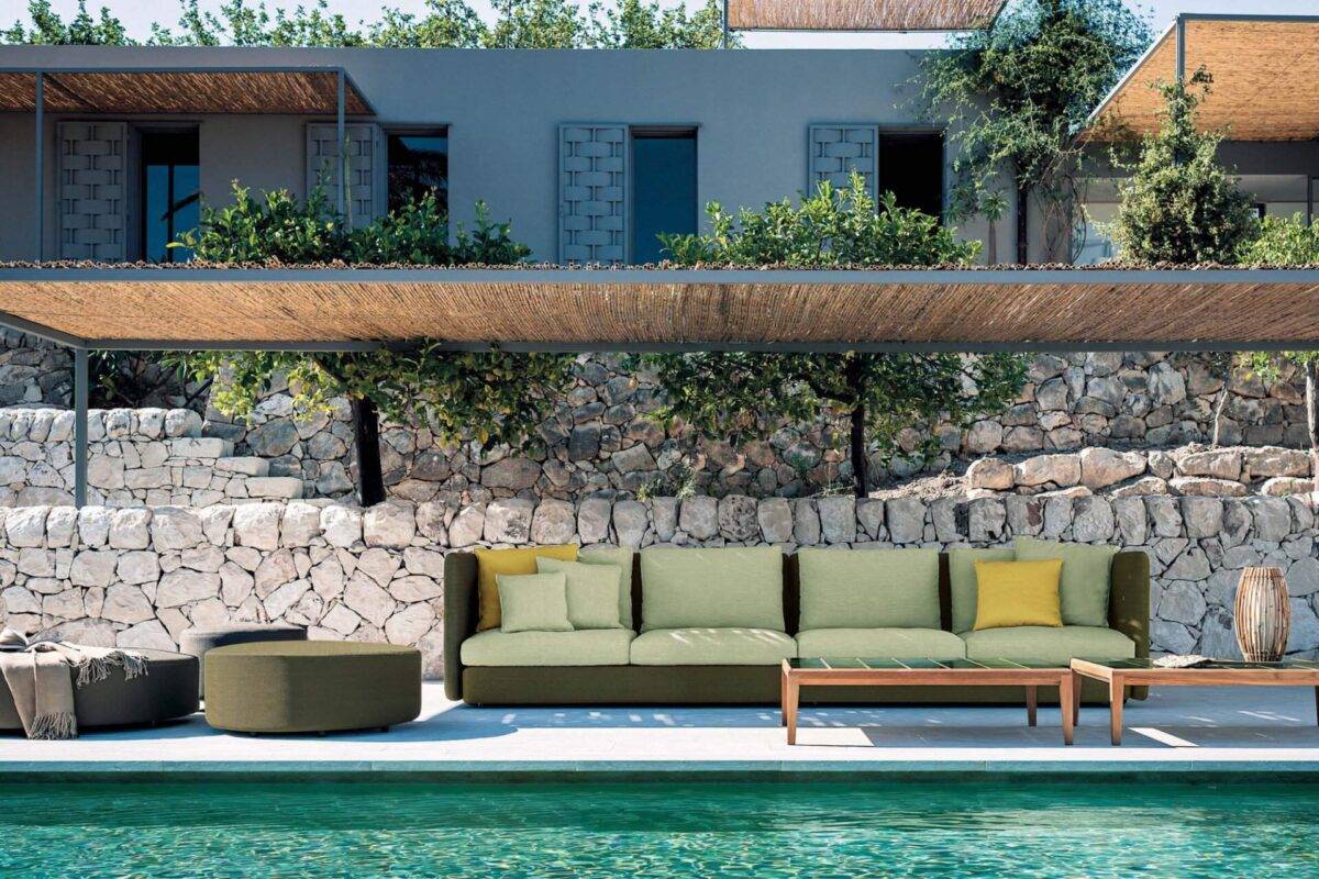 Tumbonas y bancos outdoor con un diseño moderno y contemporáneo, Gunni &amp; Trentino