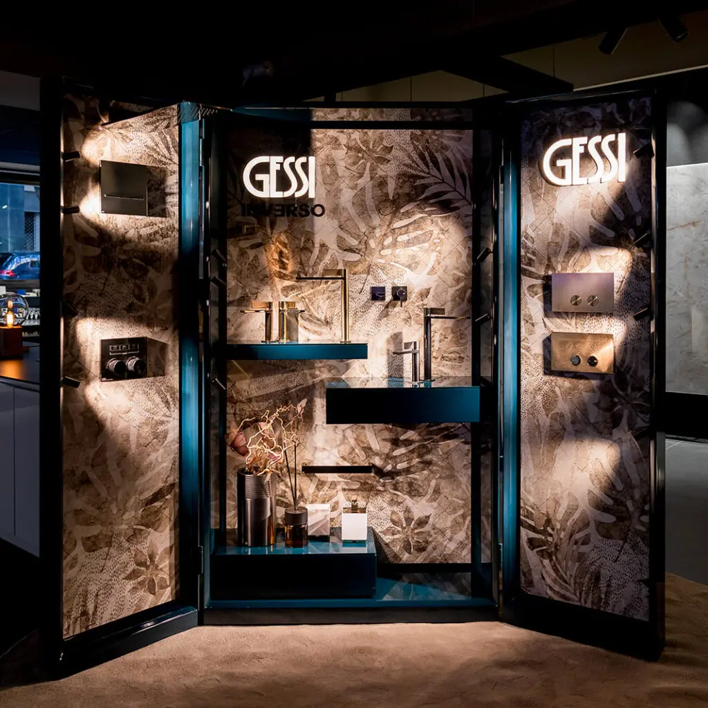 Gessi llega a nuestra Flagship Store en Barcelona, con sus colecciones del Salone del Mobile de Milano, Gunni &amp; Trentino